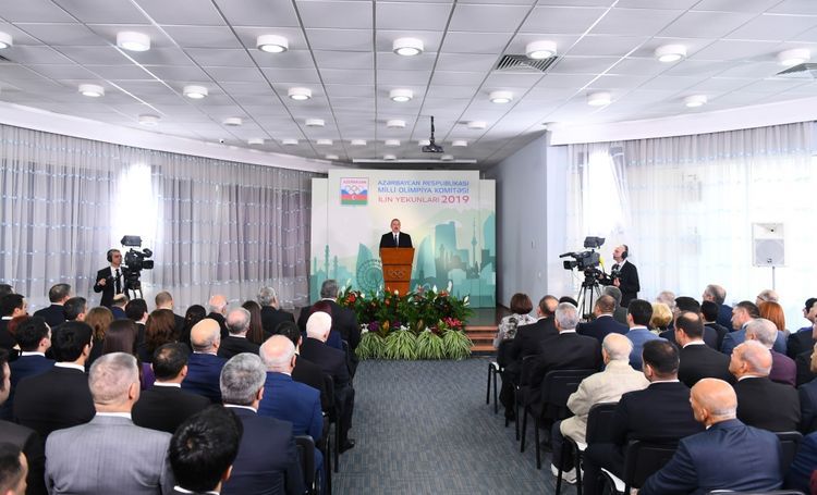 Azərbaycan Prezidenti İlham Əliyev 2019-cu ilin idman yekunlarına həsr olunan mərasimdə iştirak etdi  - YENİLƏNİB