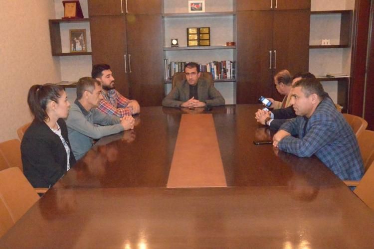 Avropa çempionu ilə görüş - Azərbaycan Taekvondo Federasiyasında 