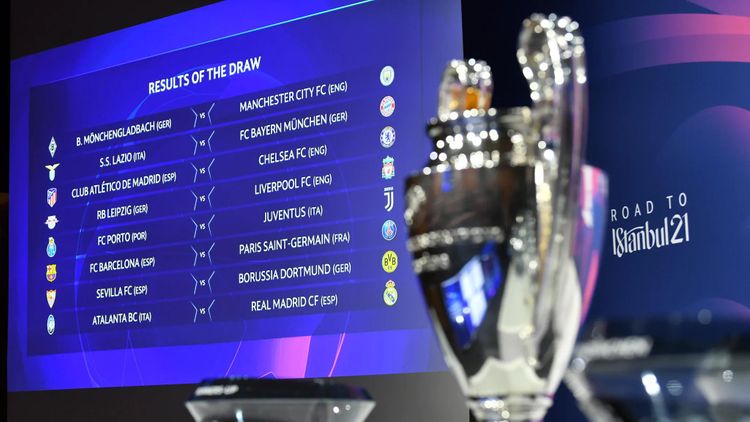 1/8 finalın təqvimi – Çempionlar Liqasında