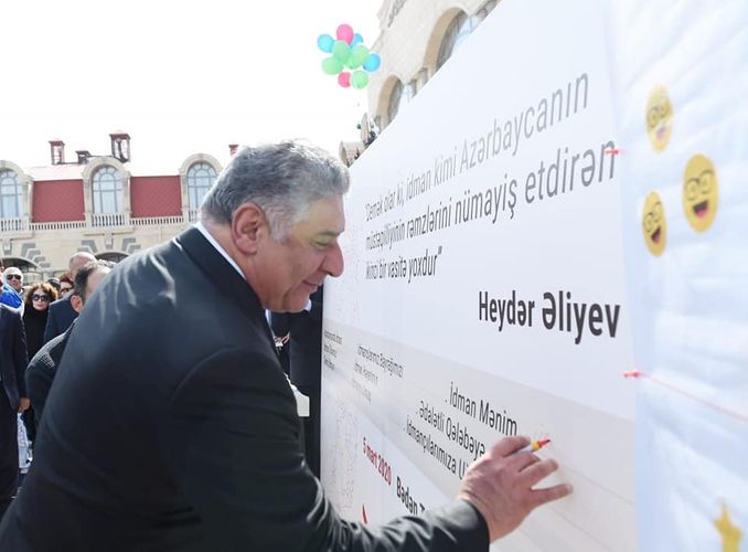 Naxçıvanda idman bayramı  - FOTOSESSİYA