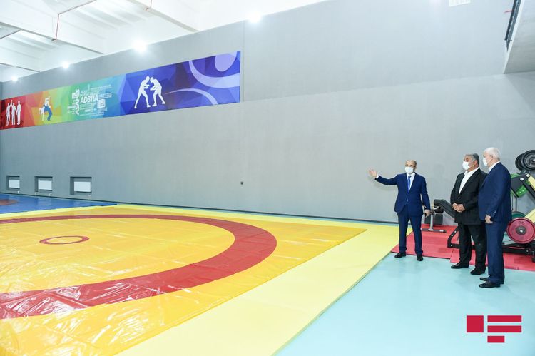 Açılışı oldu – güləş zalının