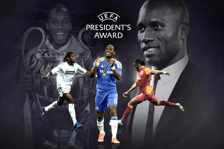 UEFA prezidenti mükafatına layiq görüldü – Didye Droqba