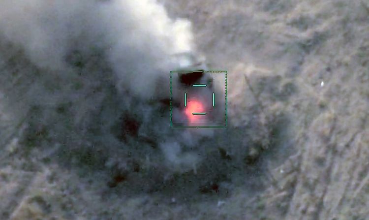 Düşmənə məxsus 8 “Qrad” yaylım atəşli reaktiv sistemini məhv edildi