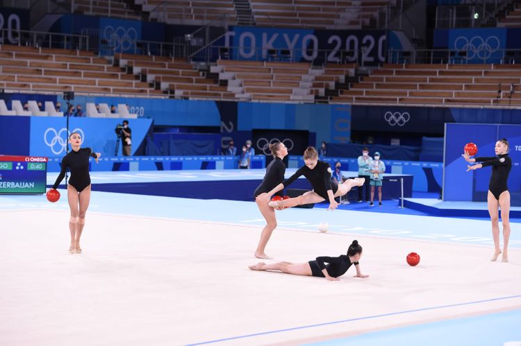 Gimnastlarımızın çıxışı - FOTOSESSİYA