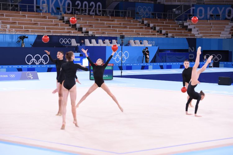 Gimnastlarımızın çıxışı - FOTOSESSİYA
