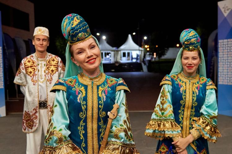 Nümayəndə heyətimizin ilk qrupu Kazanda  - FOTOSESSİYA