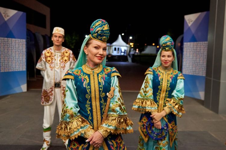 Nümayəndə heyətimizin ilk qrupu Kazanda  - FOTOSESSİYA