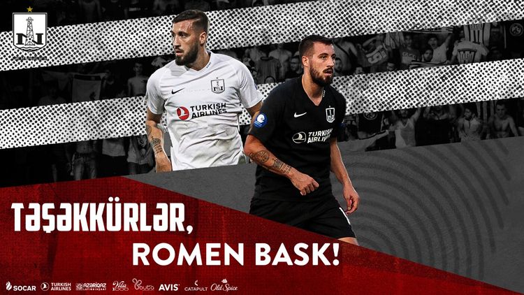 "Neftçi" Romen Baskla vidalaşdı