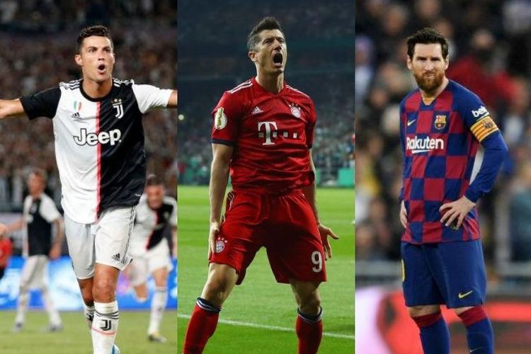 Ronaldo Messi ilə şərikdir - Levandovski öndə