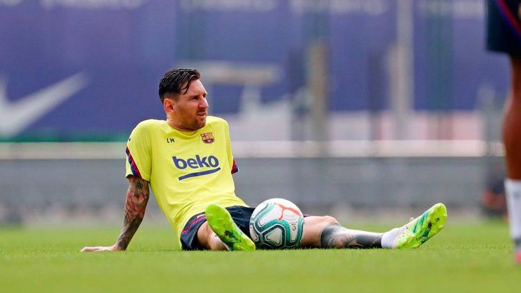 Məşqə yenə qatılmadı - Messi
