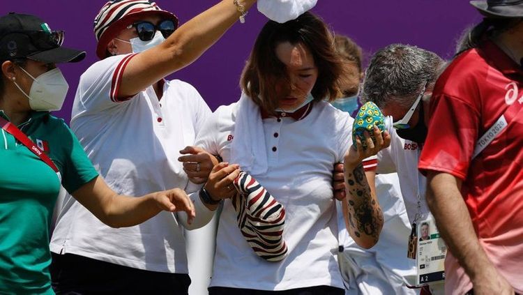 İdmançı huşunu itirdi – Tokio-2020-də