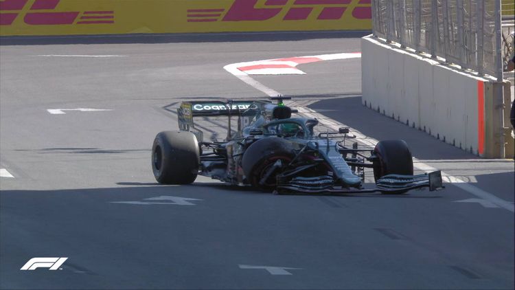 Lens Stroll qəza törətdi, yarış müvəqqəti dayandı – “Formula-1”