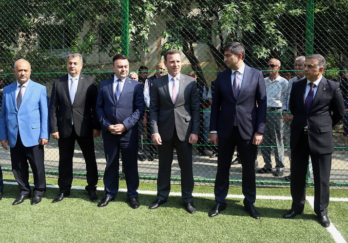 Yeni meydança açıldı, Bəhram Bağırzadə hakim oldu - FOTOSSESİYA
