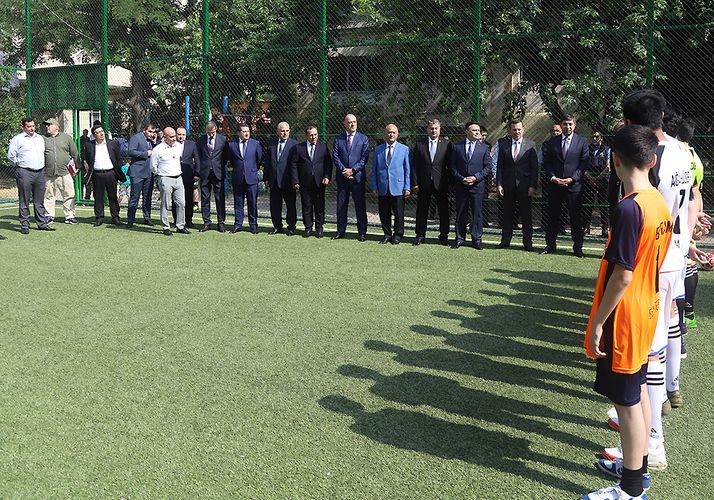 Yeni meydança açıldı, Bəhram Bağırzadə hakim oldu - FOTOSSESİYA
