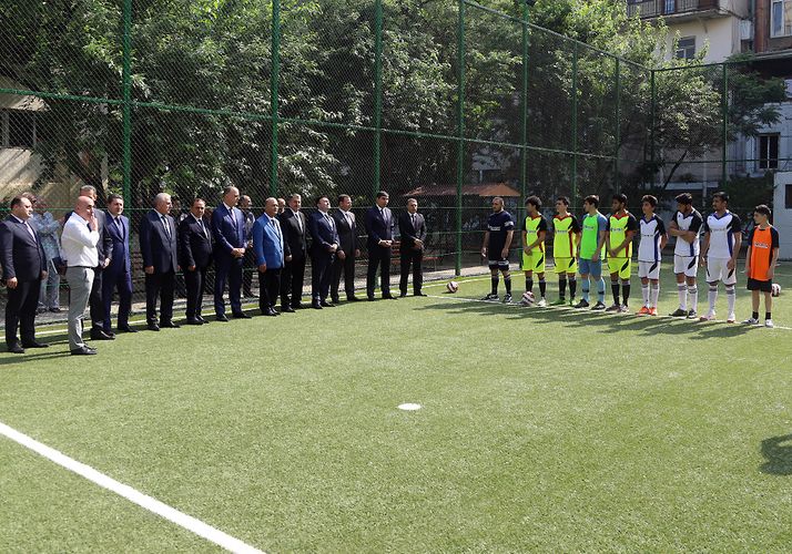 Yeni meydança açıldı, Bəhram Bağırzadə hakim oldu - FOTOSSESİYA
