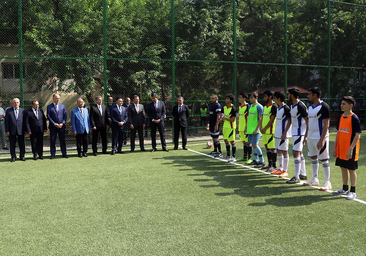 Yeni meydança açıldı, Bəhram Bağırzadə hakim oldu - FOTOSSESİYA