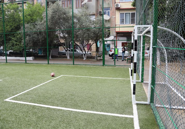 Yeni meydança açıldı, Bəhram Bağırzadə hakim oldu - FOTOSSESİYA