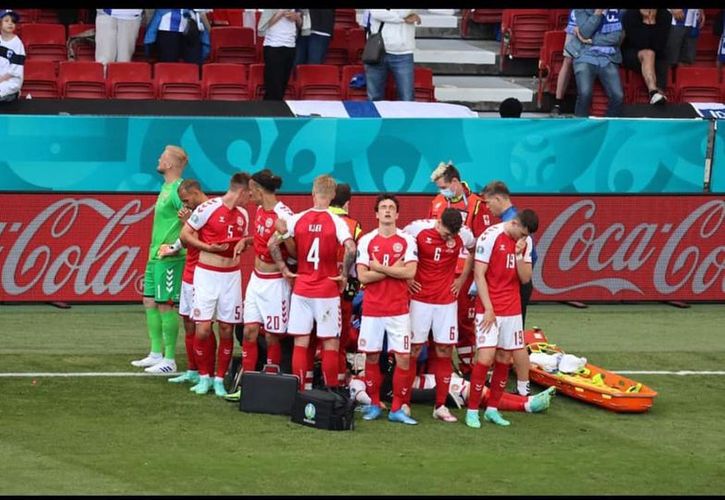 Danimarka – Finlandiya oyununda Eriksen özündən gedib - matç dayandırıldı