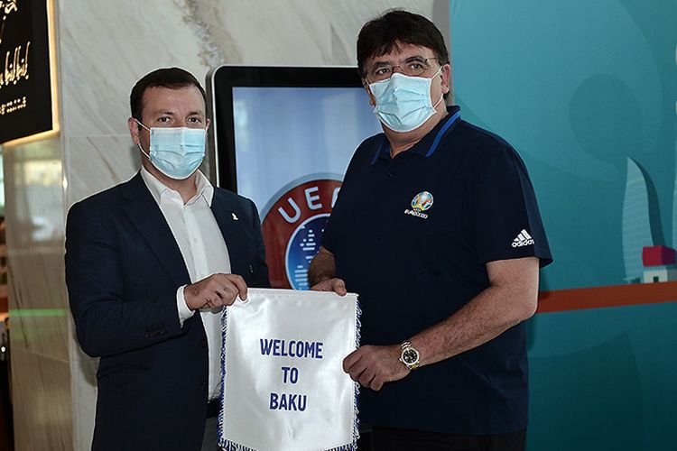 UEFA-nın baş katibi ilə görüşdü – Elxan Məmmədov