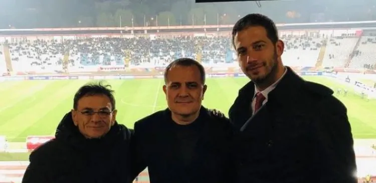 Ceyhun Bayramov və Mədət Quliyev Serbiya ilə oyunumuzu Belqradda izlədi