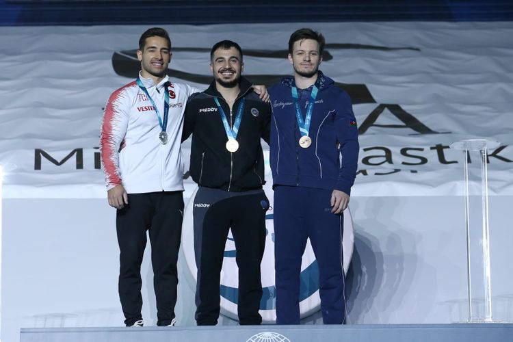 Azərbaycan gimnastı dünya kubokunda bürünc medal qazandı