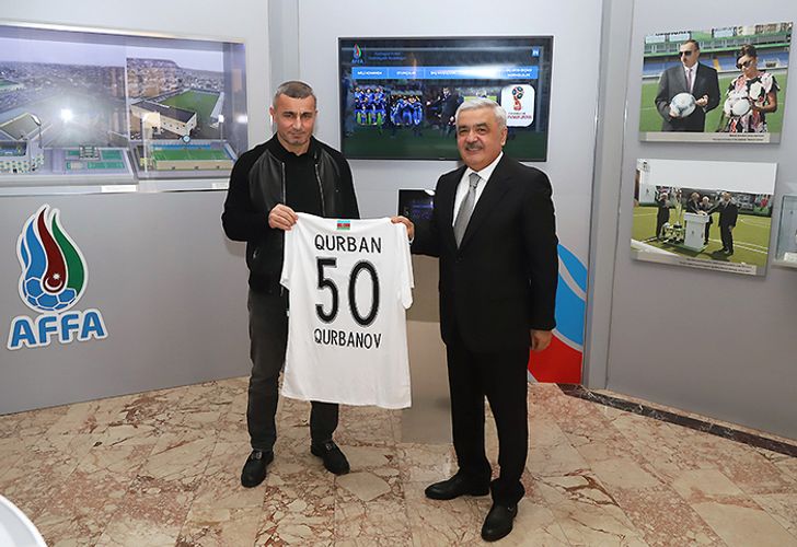 AFFA prezidenti Qurban Qurbanovu təbrik etdi