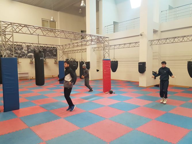 Yığmamız məşqə 1 dəqiqəlik sükutla başladı - FOTOSESSİYA