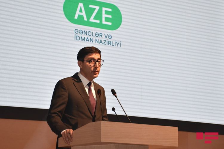 Gənclər və İdman Nazirliyinin yeni loqosu təqdim olundu - FOTOSESSİYA