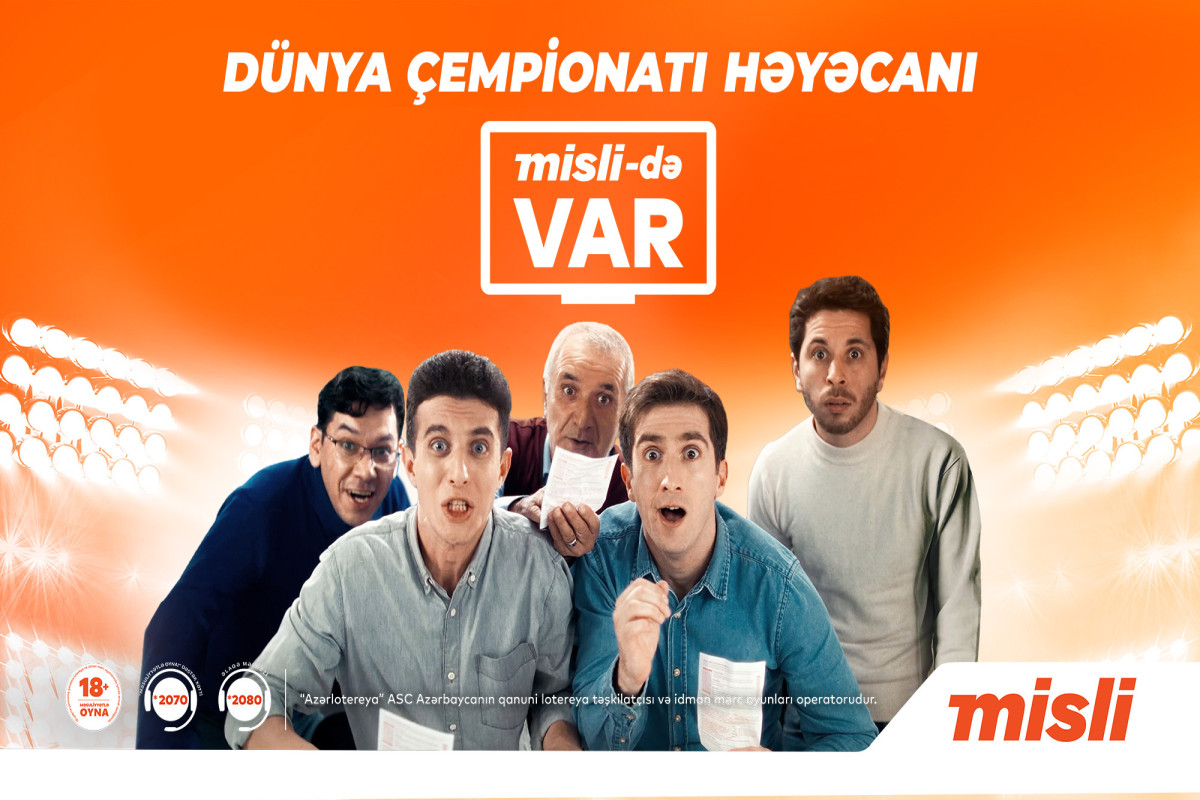 Dünya çempionatı “Misli”nin baş sponsorluğu ilə yayımlanacaq 