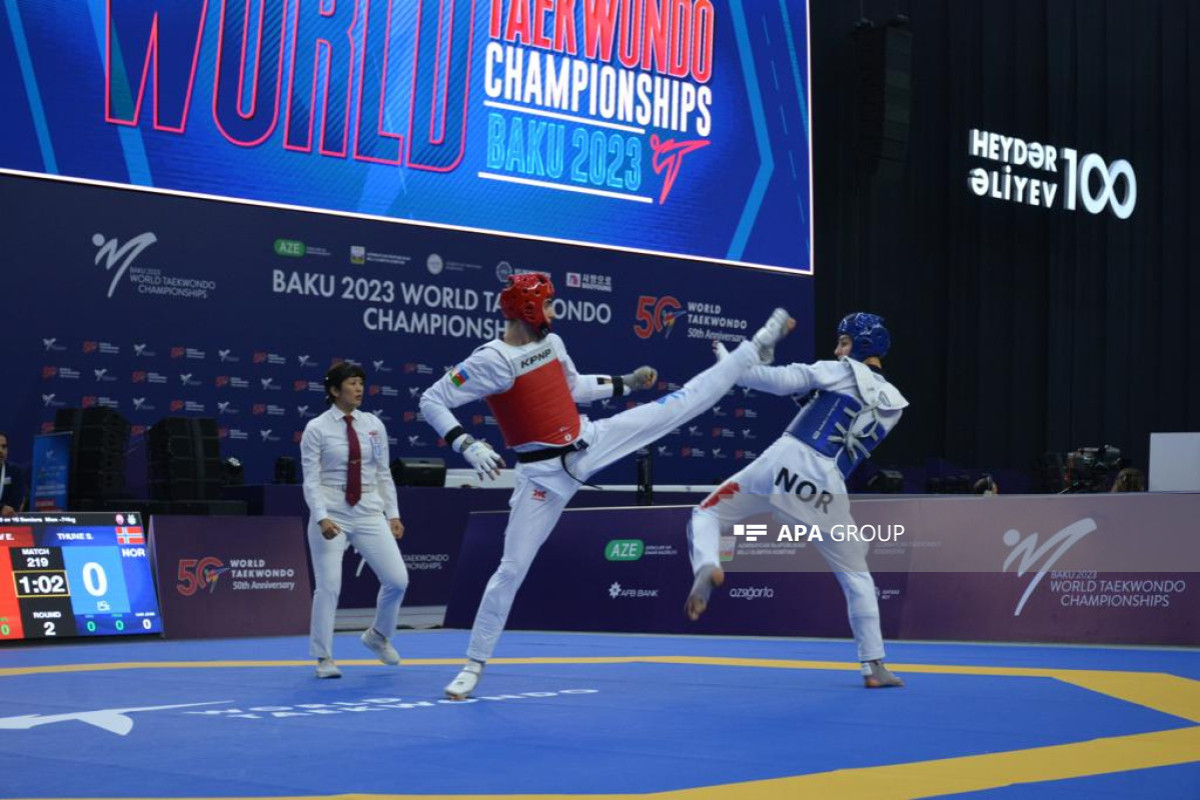 Taekvondoçumuz dünya çempionatının 1/4 finalında məğlub oldu - YENİLƏNİB 