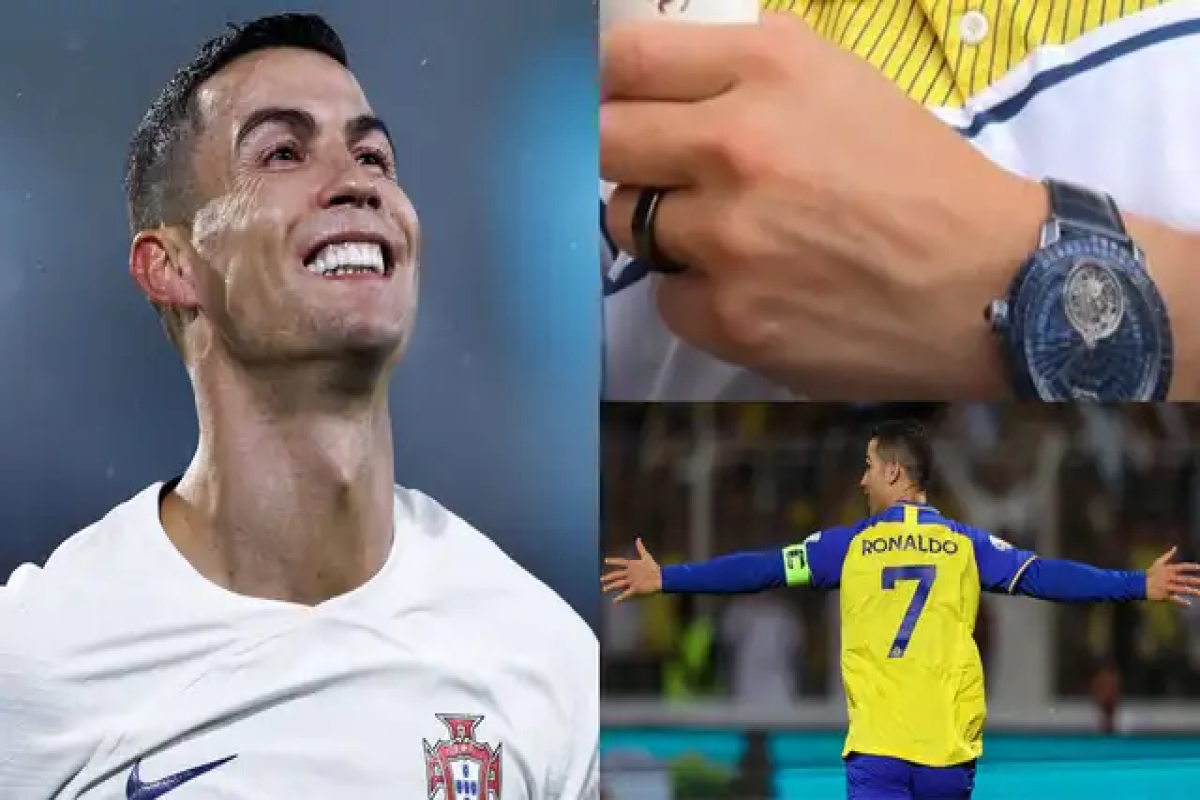 Ronaldo yenidən diqqət mərkəzində - 800 minlik saat 