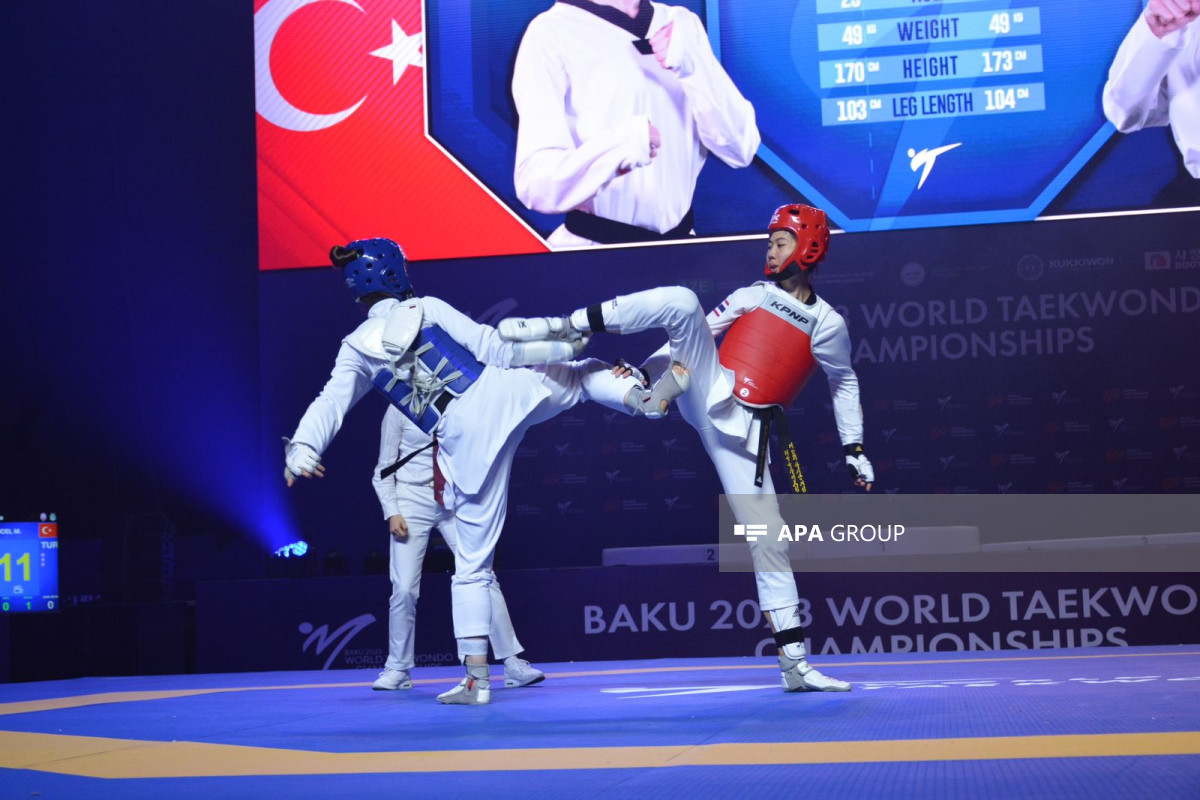 Türkiyəli taekvondoçu Bakıda dünya çempionu oldu - FOTOLENT 