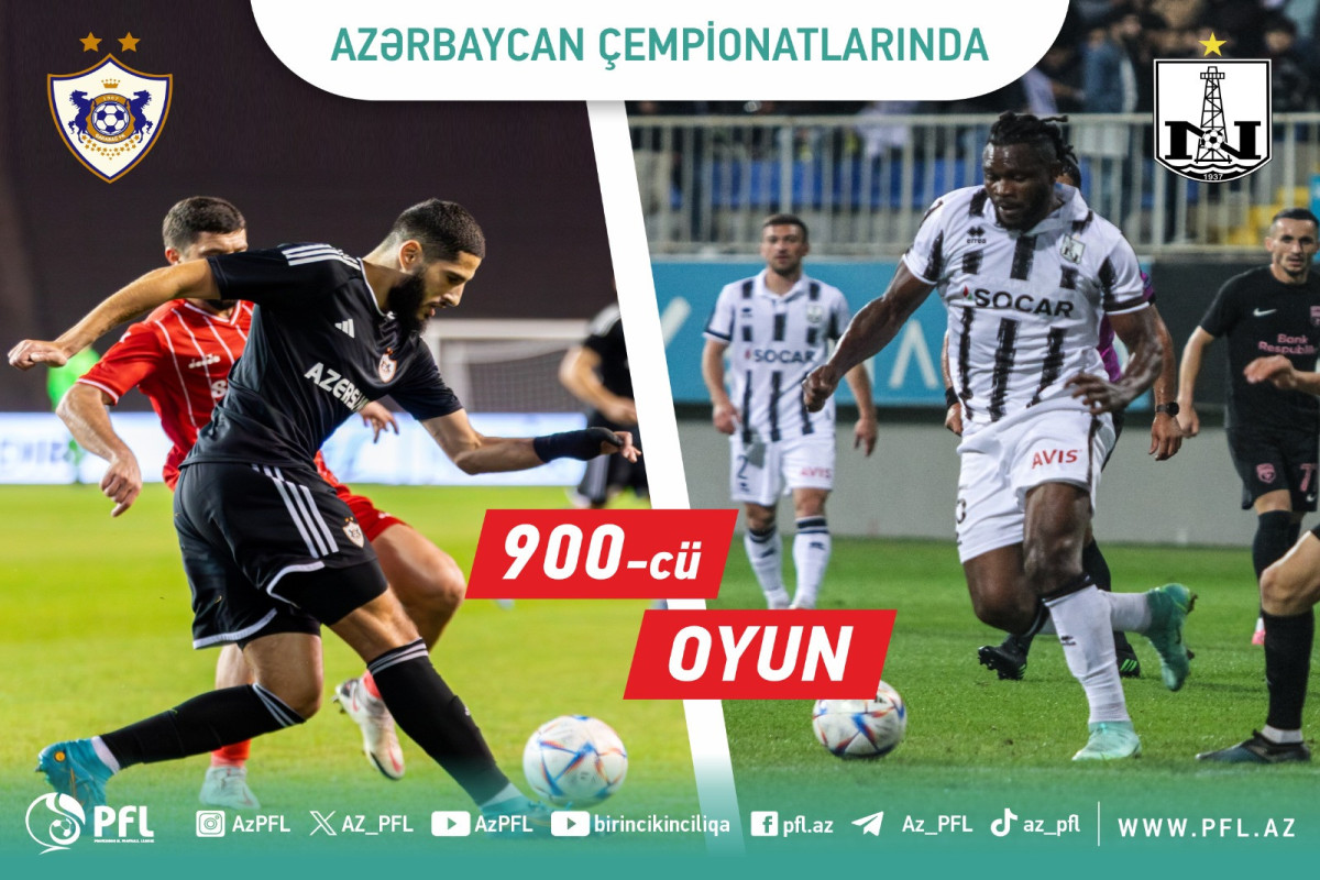 “Neftçi” və “Qarabağ”ın 900-cü oyunu 