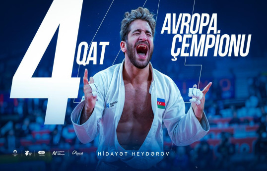 Hidayət Heydərov 4 qat Avropa çempionu oldu!