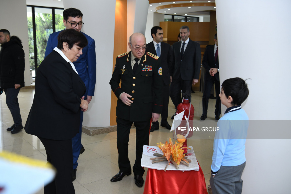 “Fövqəladə hallar uşaqların gözü ilə” XII Respublika uşaq yaradıcılıq müsabiqəsinin qalibləri mükafatlandırılıb - FOTO 