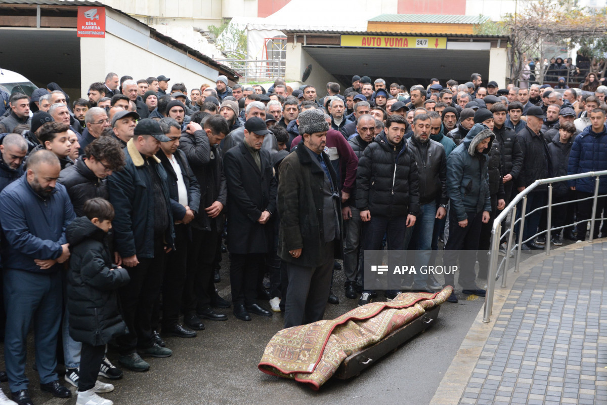 Təyyarə qəzasında həlak olan 13 yaşlı futbolçu ilə vida mərasimi keçirilib - FOTO 