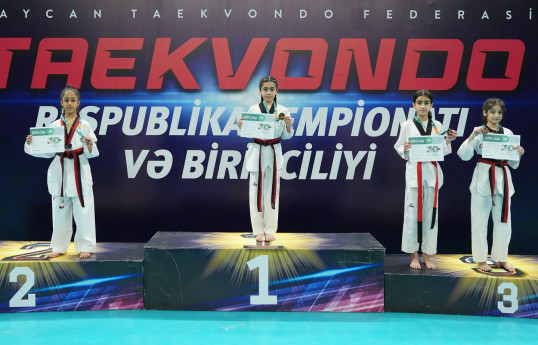 Taekvondo üzrə Azərbaycan çempionatı və birinciliyinin qalibləri bəlli olub 