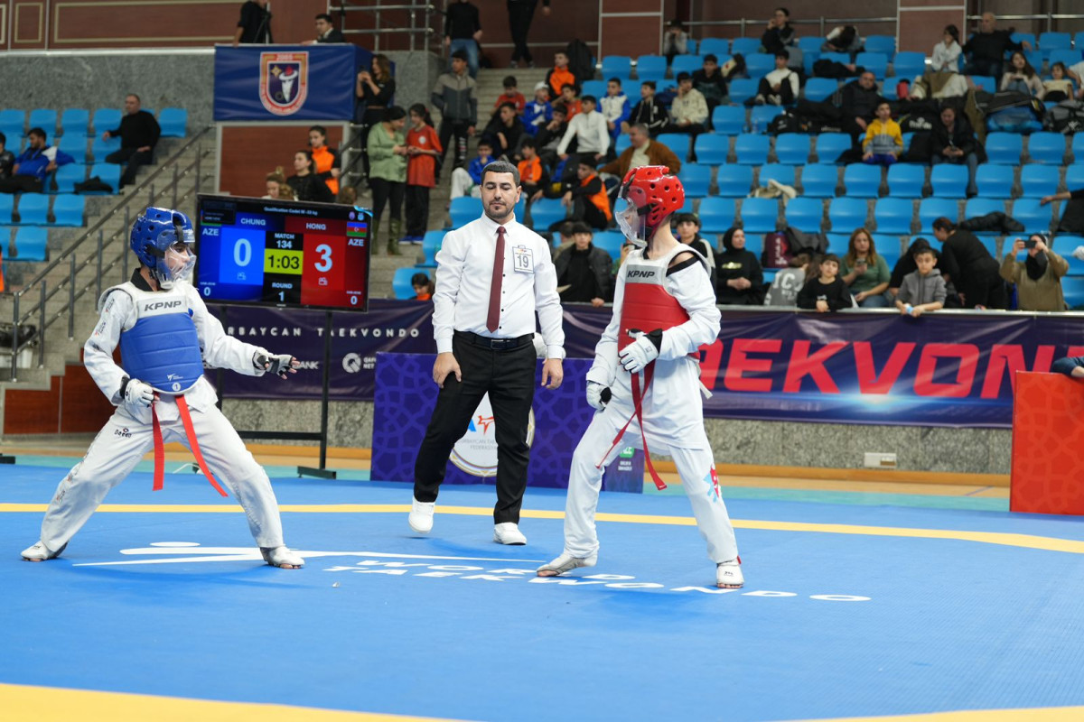 Taekvondo üzrə Azərbaycan birinciliyində mükafatçılar müəyyənləşib