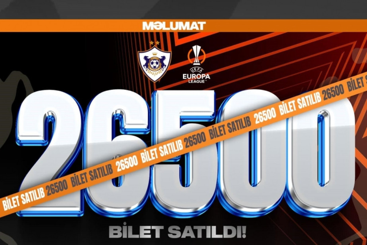 “Qarabağ” – “Braqa” oyunu üçün satılan biletlərin sayı açıqlandı