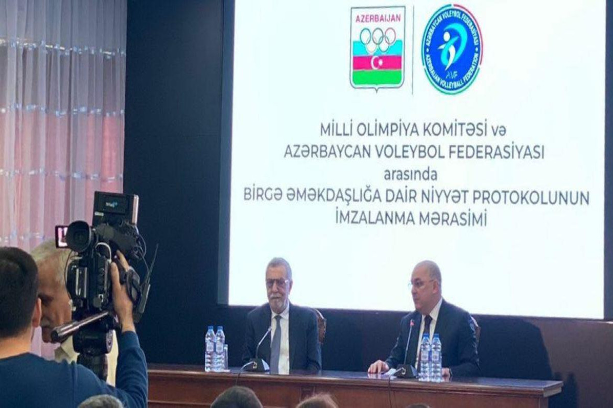 Milli Olimpiya Komitəsi ilə Azərbaycan Voleybol Federasiyası arasında protokol imzalanıb
