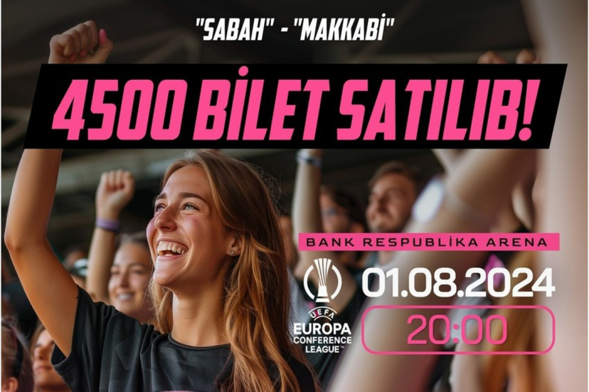 "Sabah" - "Makkabi" oyununa 4500 bilet satılıb