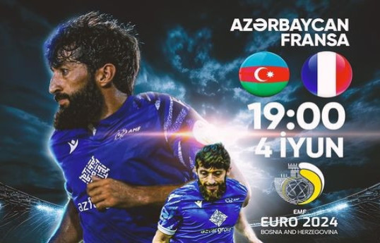 Minifutbol üzrə Azərbaycan millisi Fransaya qarşı