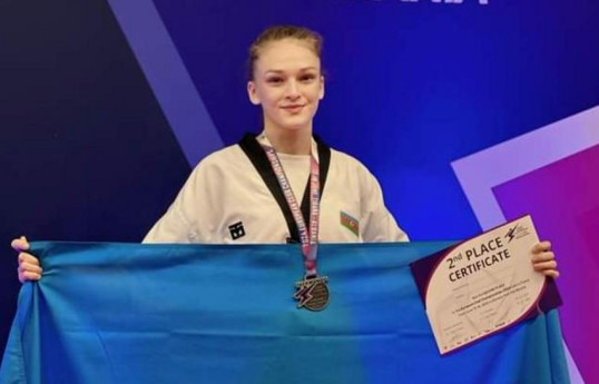 Taekvondoçumuz klublararası Avropa çempionatında gümüş medal qazanıb