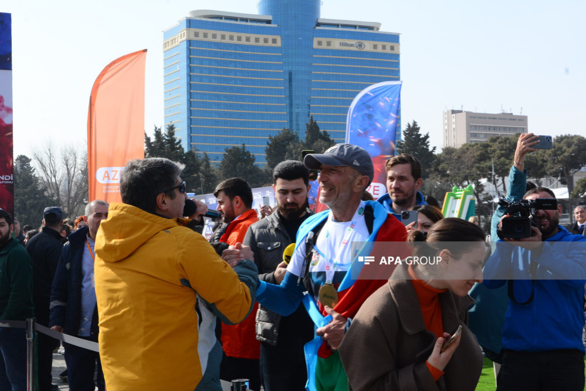 Fərid Qayıbov: Xankəndi - Bakı ultramarafonu çox çətin marafon idi - FOTO 