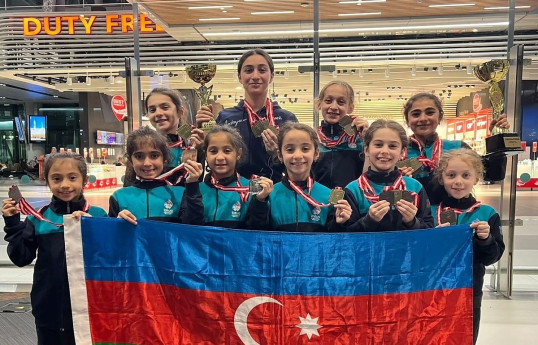 Yeniyetmə gimnastlarımız Türkiyədə 12 medal qazandı