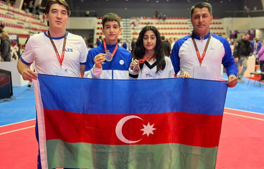 Taekvondoçularımız Albaniyada 5 medal qazanıblar