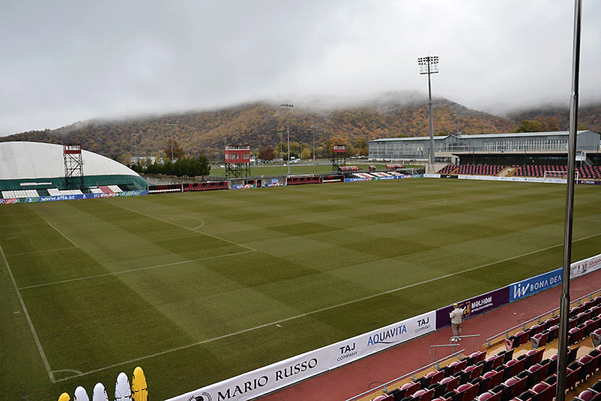 Qəbələ şəhər stadionu millimizin oyununa hazırdır  - FOTO 