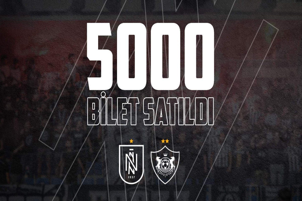 “Neftçi” – “Qarabağ” matçı üçün 5000 bilet satılıb