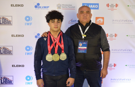 Təmsilçimiz Avropa birinciliyində 3 medal qazanıb