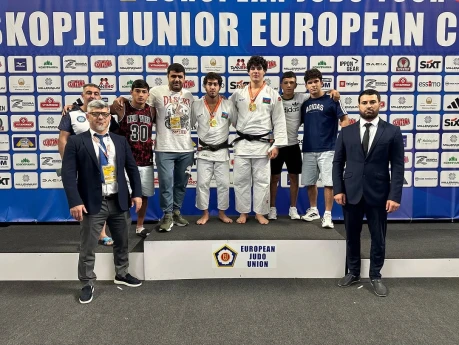 İki cüdoçumuz Avropa Kubokunda çempion olub